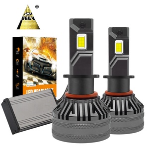 High-Performance <strong>LED</strong> Headlight Conversion <strong>Kit</strong> - 9008 H4, H13 12V IP68 Waterproof UGGV <strong>6</strong> 9006 <strong>LED</strong> Chip OEM Factory Quality - Product Image 1