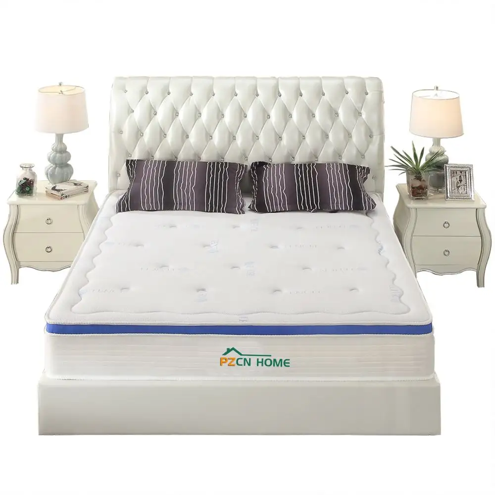 Matelas de luxe Lit 5 étoiles Hôtel American Standard Compressé Roulé King Size Matelas en mousse 5 par 6