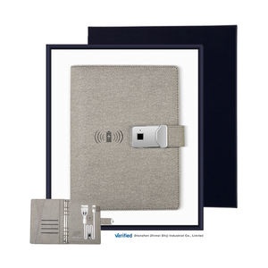 Carga inalámbrica Bloqueo de huellas dactilares Grabación de cuaderno Banco de energía inteligente Bloqueo de huellas dactilares Cuaderno - Product Image 1