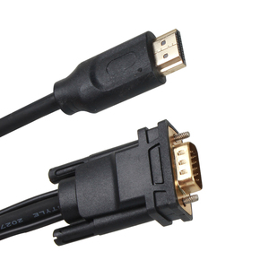 VCOM 1,8 M 1080P 60Hz VGA a HDMI Cable macho a macho con alimentación USB Entrada de audio de 3,5mm para proyector de monitor - Product Image 3