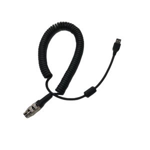 Lumberg Sv40 M16 fiş 4 Pin fiş Spiral sarmal kablo DC fiş 100 Ft Usb uzatma kablosu 100 M 3 fazlı IEC uzatma kablosu - Product Image 3