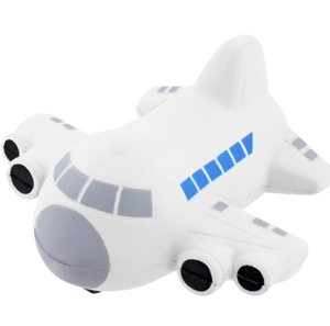 Biểu tượng tùy chỉnh Quà tặng khuyến mãi thân thiện với môi PU bọt Máy bay hình dạng căng thẳng bóng Máy bay hình Antistress đồ chơi - Product Image 1
