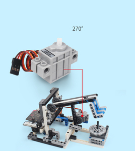 DP3009 двигатель постоянного тока ABS развивающая игрушка DIY Программирование 270 угловой двигатель постоянного тока технический блок