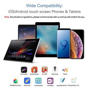 适用于iOS和安卓触摸屏的有源触控笔，具有双触摸功能的铅笔 - Product Image 4