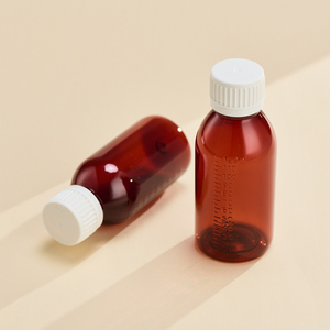 定制16盎司空Wockhardt琥珀瘦糖浆塑料瓶，带CRC盖，密封，保护您 - Product Image 4