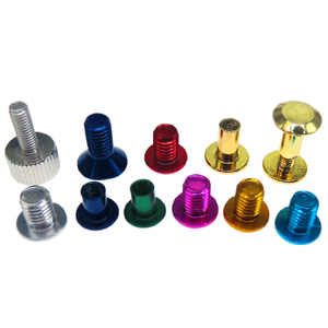 Özel anodize alüminyum cıvata titanyum kırmızı renkli anodize alaşımlı cıvata ve vidalar - Product Image 2