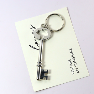 Low Price Customization Fine <strong>Key</strong> Shape Metal Keychain Pendant Personalized Bag Charm Creative Gift Keyring <strong>Key</strong> Holder - Product Image 5