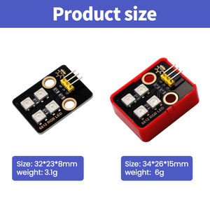 Modulo LED elettronico fai da te di alta qualità opzionale con (out) Shell compatibile con Lego 6812 modulo LED RGB per Arduino