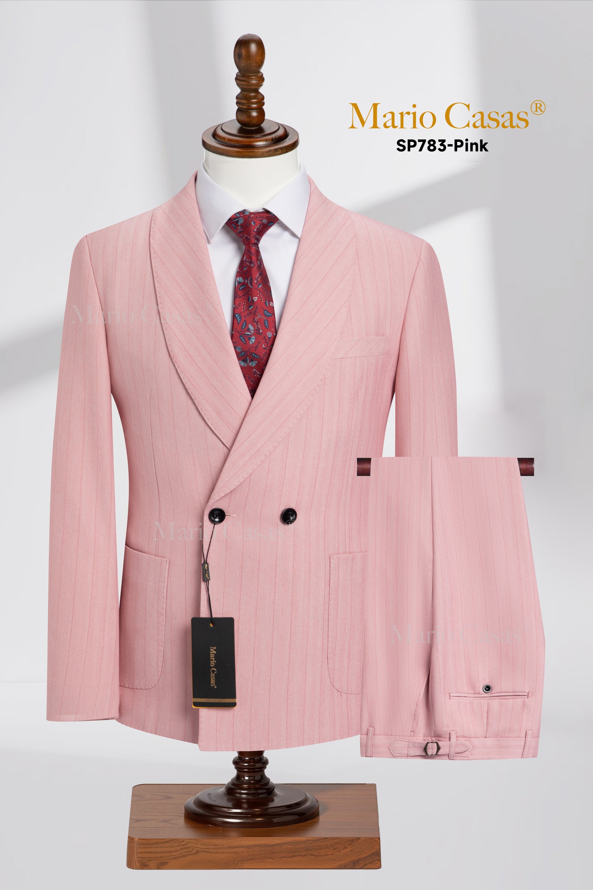 SP783-rosa--Chaqueta + pantalón