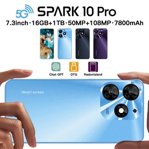 全新设计可移动原装t echno spark 10 pro10-core智能手机5g安卓13.0 16gb + 1tb手机 - Product Image 5