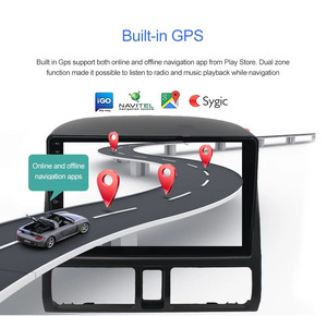 Android GPS导航Wifi多媒体汽车收音机Dvd播放器视频立体声适用于本田CRV 2 CR-V 2002-2006
