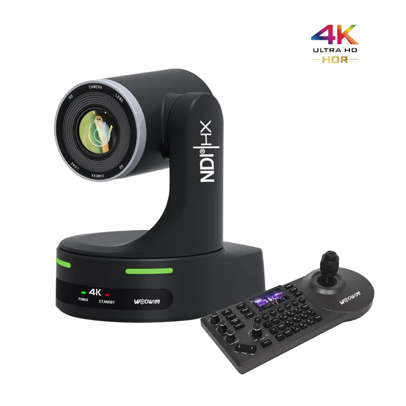 2024 yeni 4K NDI HX profesyonel TV yayın ekipmanları canlı akışı sistemi Video konferans kamerası POE SDI NDI PTZ kamera 20x