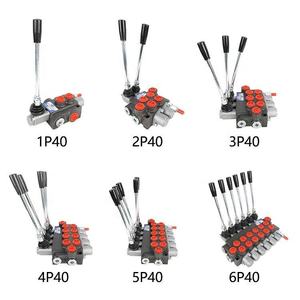 手动P40 2P40 2 3 4路液压操纵杆控制阀液压方向控制阀液压 - Product Image 6