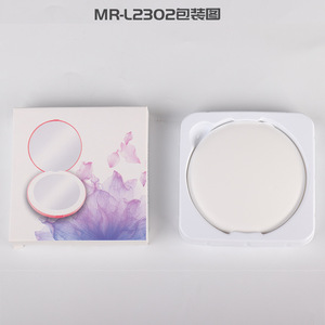发光二极管化妆镜化妆品放大镜圆镜化妆口袋美容梳妆台10x放大镜 - Product Image 5