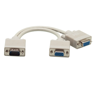 Prezzo all'ingrosso di fabbrica VGA 1 cavo di prolunga maschio a 2 femmina 2 in 1 cavo VGA a Vga per proiettore - Product Image 5