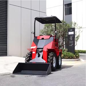 Ce/Kubota động cơ nhỏ loader/Skid chỉ đạo Bộ nạp với Kawasaki bơm ngắn quay bán kính 0. 2m3 xô Công suất bánh xích loader - Product Image 2