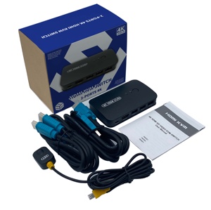 SY Auto <strong>2</strong>-Port for <strong>HDMI</strong> KVM <strong>Switch</strong> with USB2.0 Manual 3840*2160/30Hz Plastic <strong>2</strong>-in-<strong>1</strong> out - Product Image 6