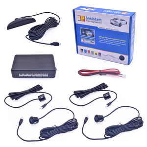 Sensor de aparcamiento ultrasónico de marcha atrás para coche con pantalla LED trasera con 4 sensores Sistema de sensor de aparcamiento - Product Image 1
