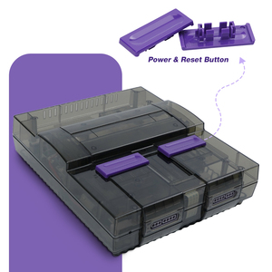 Red Replacement <strong>Games</strong> Shell Transparent Snes Console Shell SNES <strong>case</strong> for Super Nintendo <strong>NES</strong> SNES Retro <strong>Game</strong> Accessories - Product Image 1