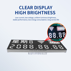 OEM Custom Led Große digitale Wanduhr Zeitanzeige Hohe Helligkeit Gemeinsame Kathoden anode Sieben-Segment-Anzeige - Product Image 3