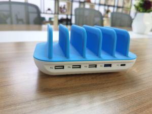 Cucstomusb充電ステーション50w5ポートポータブルマルチ携帯電話充電器ドッキングステーション複数のデバイス用 - Product Image 6