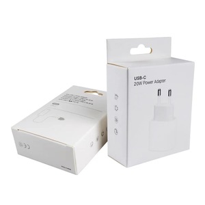 Adaptador de carga rápida de Puerto tipo C de cargador PD de 20W estándar europeo para IPhone14Pro 5V/3A salida 0.5A producto eléctrico de entrada - Product Image 4