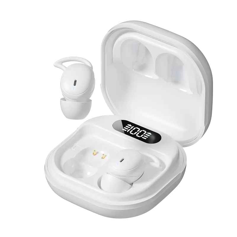 Hidden Ngủ Mini Không Dây Earbuds Không Thấm Nước Thể Thao Trong Tai Tai Tai Nghe LED Hiển Thị Kỹ Thuật Số Tiếng Ồn Hủy Bỏ Tai Nghe Tai Nghe