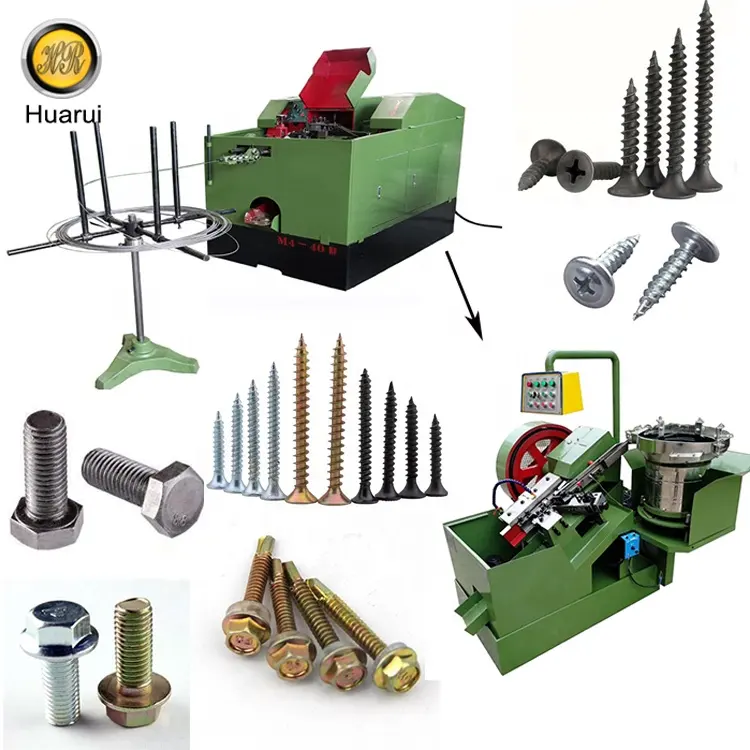 High quality factory offered Self tapping /drywall /MDF screw making machine price /cold heading machine/thread rolling machine