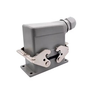 หัวต่อสำหรับงานหนัก HDC-HE-006 010 016 024 032 048เชื่อมต่อสกรู16A 500V ปลั๊กเชื่อมต่ออุตสาหกรรมการบินรูปสี่เหลี่ยมผืนผ้า - Product Image 3