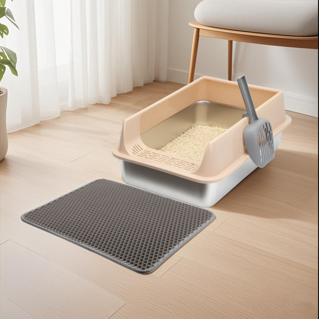 Light Yellow+ Cushion + Cat Litter Scooper