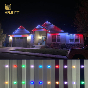 HRSYT piksel LED nokta ışık açık Arch çatı aydınlatma APP akıllı kontrol RGB/RGBW kalıcı tatil dekorasyon LED Soffit işıkları - Product Image 1