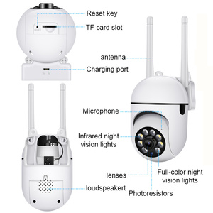 1080P Home Wifi CAM APP PTZ Cámara 2MP WiFi Cámara de seguridad para el hogar con visión nocturna Audio bidireccional 2,4 GHZ - Product Image 3