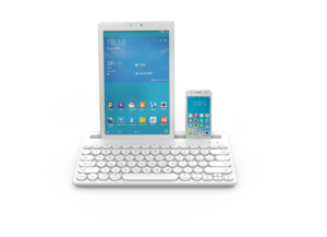 Teclado inalámbrico FD iK3381 de doble canal multidispositivo Universal lindo inalámbrico BT3.0 teclado portátil Delgado - Product Image 2