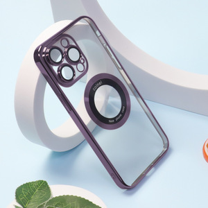 เคสโทรศัพท์มือถือ Apple Series 15, รุ่นมืออาชีพ PC ลาย CD แว่นขยายแม่เหล็กไฟฟ้า - Product Image 4
