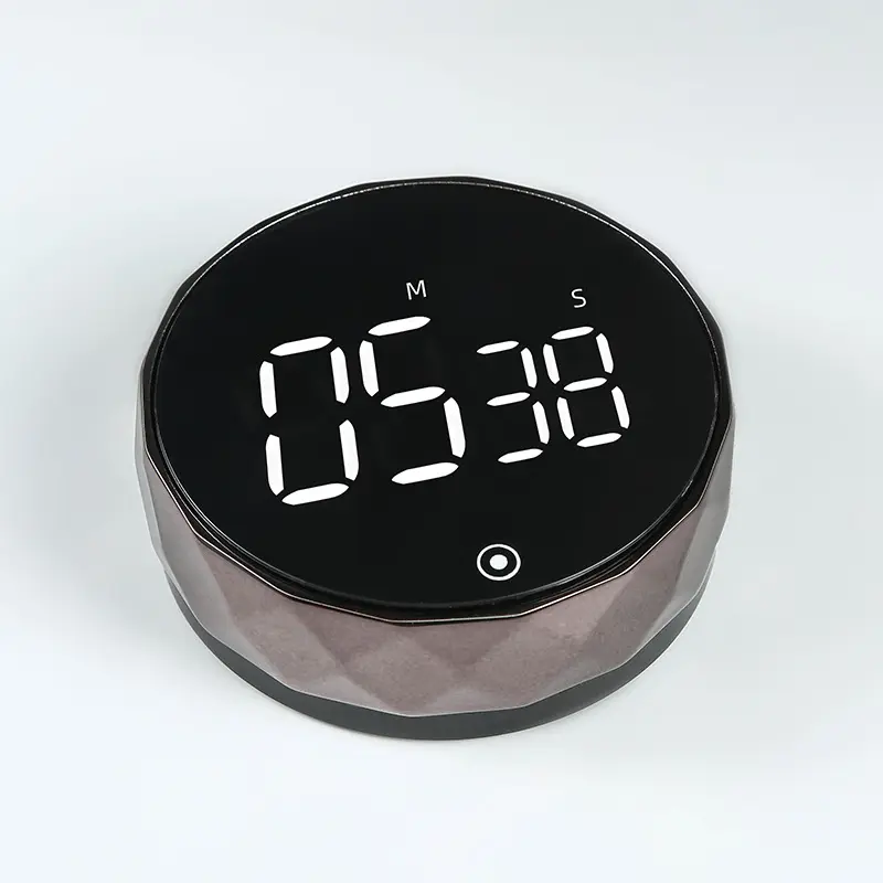 Alarm jam tangan Digital bulat, Timer Digital HD LED elektronik belajar meditasi Fitness penghitung mundur peralatan dapur perlengkapan rumah
