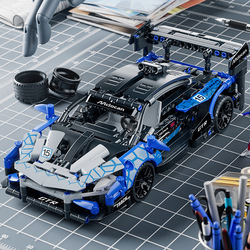 mclaren azul