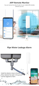 Zigbee水漏れセンサーバッテリー音声制御とリモートコントロールスイッチ付き - Product Image 4