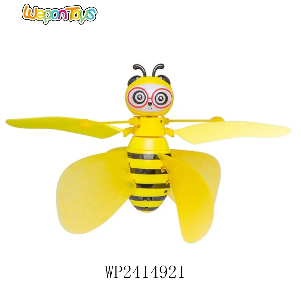 Juguete de abeja voladora con luz por control remoto