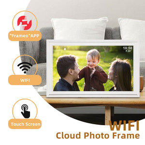 AMABOO 15.6 pollici <span class=keywords><strong>Wifi</strong></span> Cloud cornice digitale foto cornice Video cornice digitale Lcd riproduzione Loop Display Video