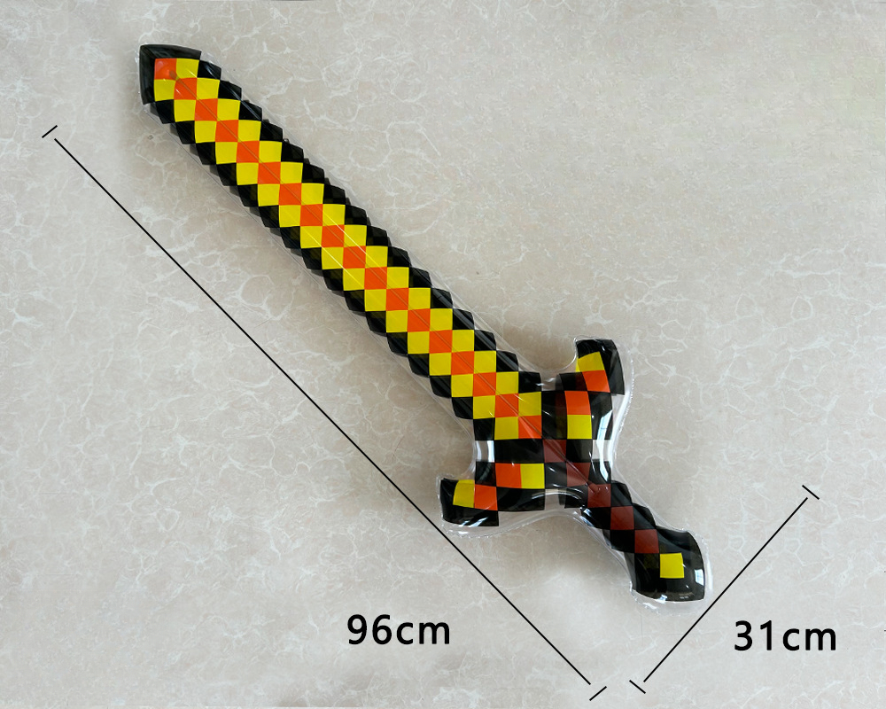 Espada de mosaico grande, amarilla
