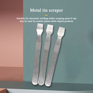 Raspador de estaño de Metal, pasta de soldadura, herramienta de apertura de palanca para raspar, cuchillo para limpieza manual, herramientas de reparación PCB BGA - Product Image 2