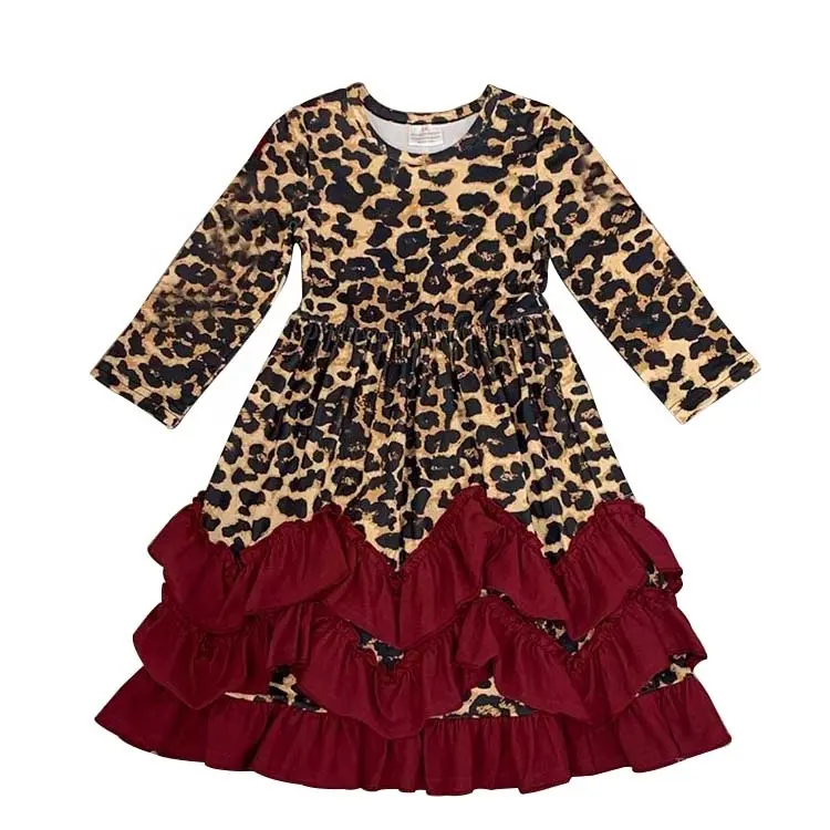 Vestiti estivi per bambini fancy baby frocks dress Chinese child clothing dress cotton ruffle dress for girls