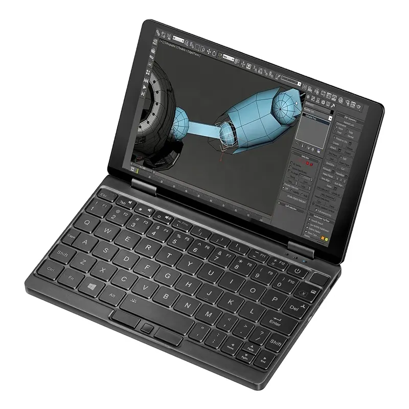 Laptop saku 8.4 inci terbaru, komputer Notebook 8GB/256GB netbook Win 10 PC Mini layar sentuh Keyboard Backlit Laptop Gaming