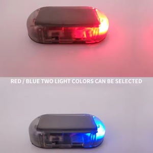 Car Solar Powered Security <strong>Light</strong> Simulated Dummy Alarm Wireless Warning Anti-Theft Caution Lamp LED Flashing Im-itation - Product Image 5