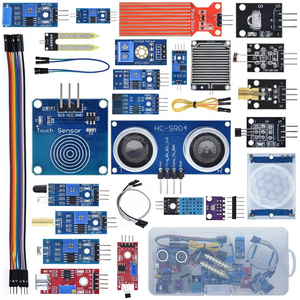 22 in 1 Sensor Kit Modul Kit für Roboter lernen Anfänger Kit Bodenfeuchte mikrofon Lichte mpfindlicher Hindernis vermeidung sensor