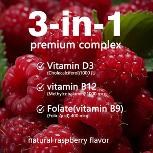 กัมมี่วิตามิน B12ลูกอมเสริมอาหารจากธรรมชาติ100% ช่วยให้กระดูกแข็งแรงช่วยเสริมความแข็งแรงของกระดูกด้วยวิตามิน D3สารอาหาร - Product Image 3