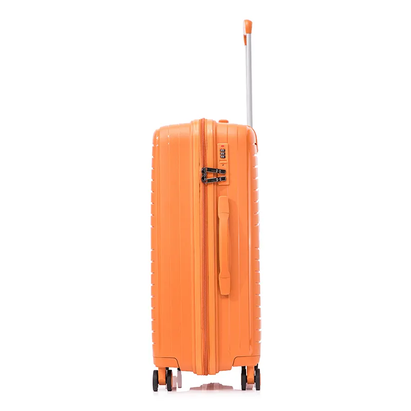サプライヤートロリーケースPPジッパースーツケース旅行バッグ屋外旅行用トロリー荷物セット