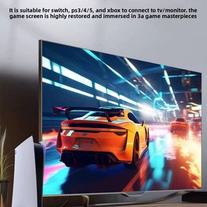 HD TV VGA altın kaplama dönüşüm kablosu 1.8m için kafa sınır ötesi projeksiyon PVC ceket örgü 5mm dış çap siyah torbalı - Product Image 2