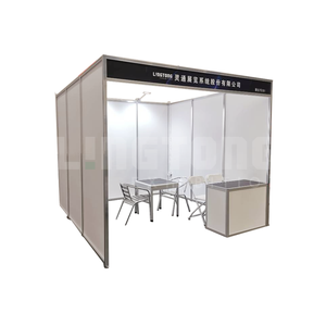 Stand de exposición de aluminio vertical, estructura de carcasa de 3x3m, soporte de exhibición de gráficos de PVC, bajo coste, fácil de instalar - Product Image 2