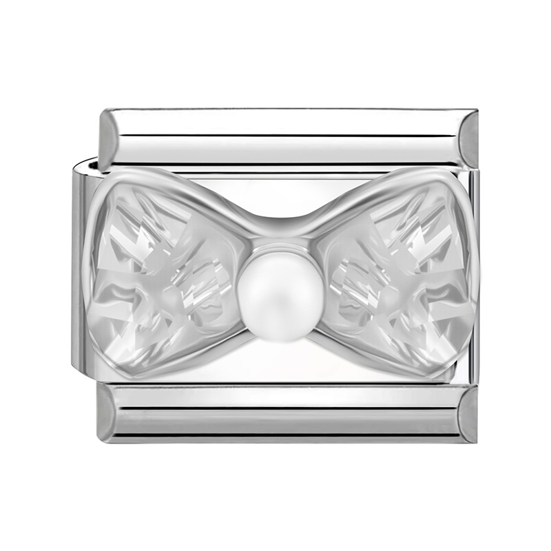 White diamond bow